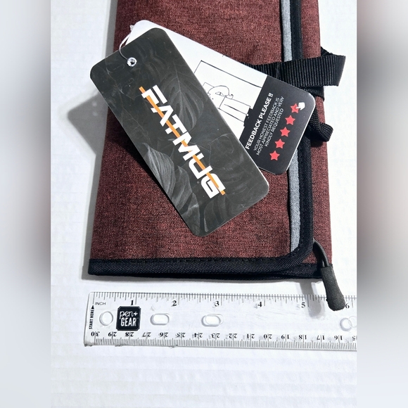 FATMUG Polyester Travel Organizer Bag For Small Electronic & Accessories Maroon - Picture 8 of 8